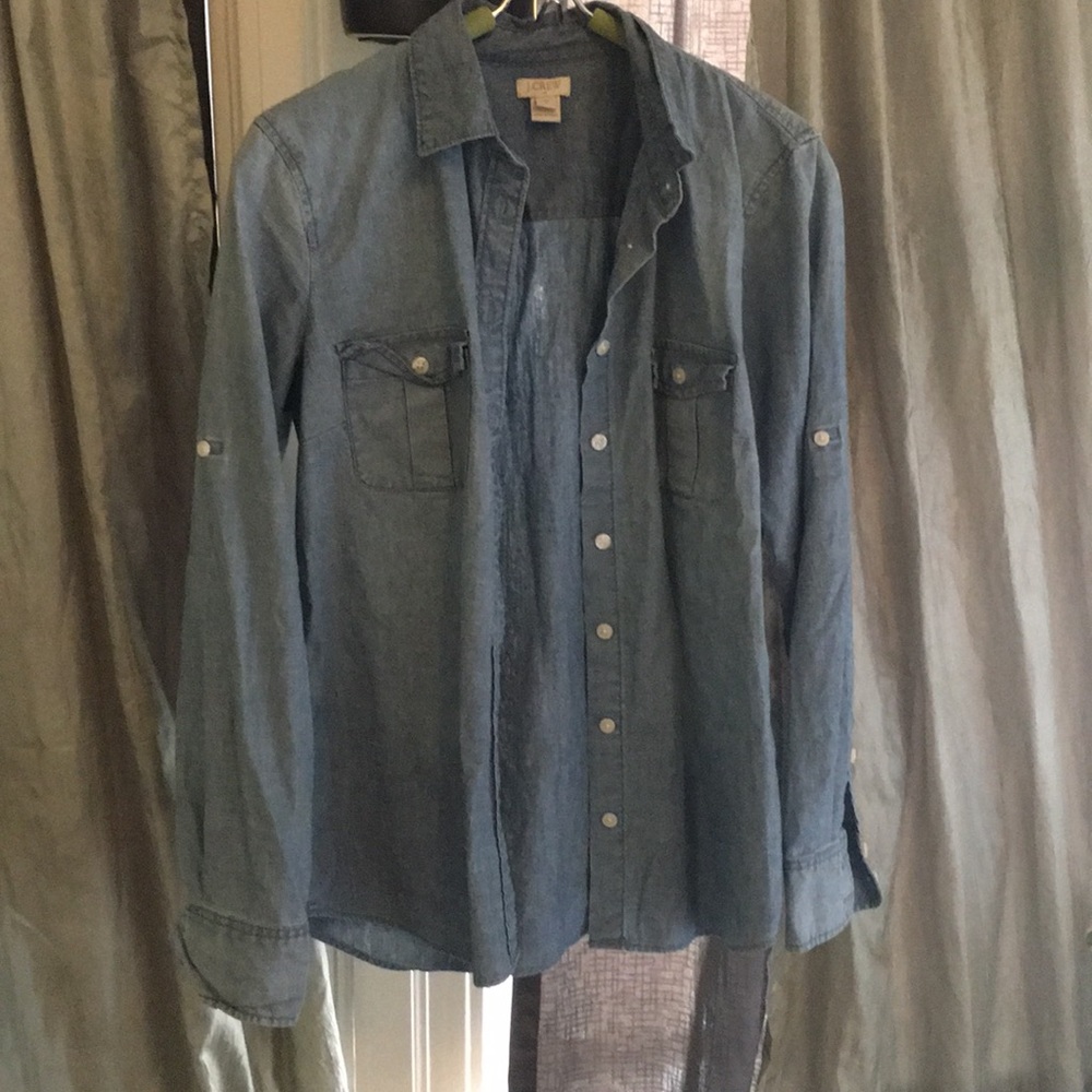 Jcrew chambray shirt XS